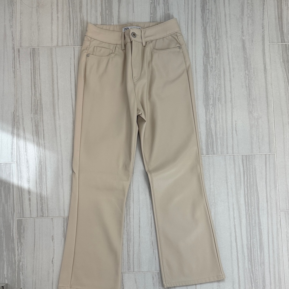 Zara pleather pants